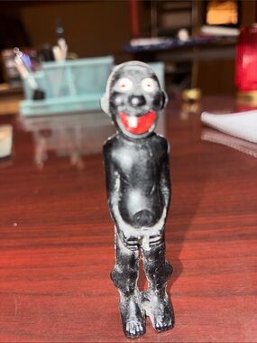 Black Novelty  Figure with Red Mouth - Unbranded